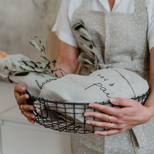 Sac a Baguette aus Leinen