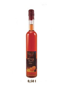 Weinberg-Pfirsich Likör 18,0 % vol. - Flasche 0,5 Liter