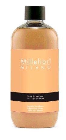 LIME & VETIVIER Millefiori Nachfüllflasche 500ml, Natural Fragrances, 1 Stück