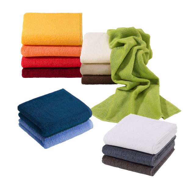 Badehandtuch 67x140 cm, 2 Stück, VOSSEN New Generation, weiß