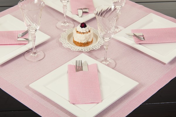 Mank Pocket-Napkins mit Schlitz, grau Linclass 300 Stück