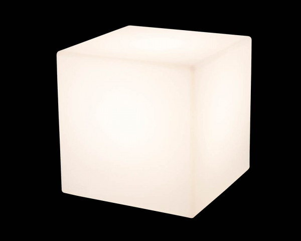 Leuchtwürfel Shining cube 33 cm, weiß
