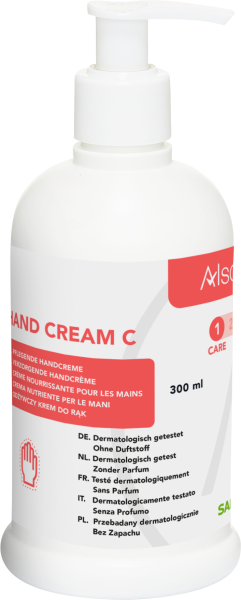 Handcreme Alsoft C-care, 300 ml Rundflasche