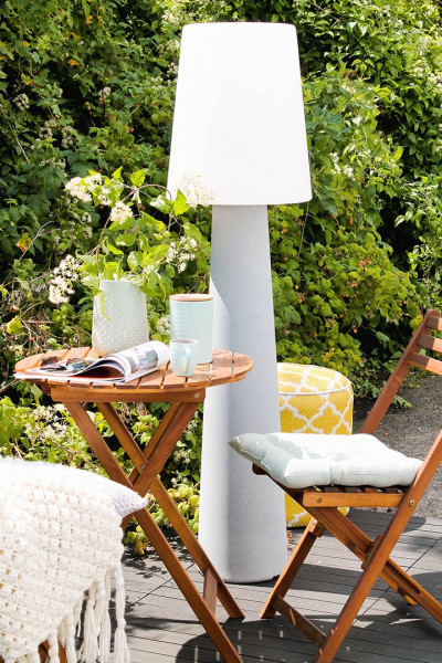 Stehleuchte No.1, 160cm, Farbe weiß mit WW LED