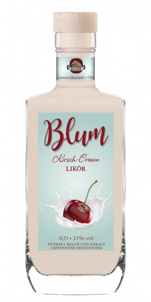 BLUM Kirsch-Cream Likör 0,7l / 17%vol