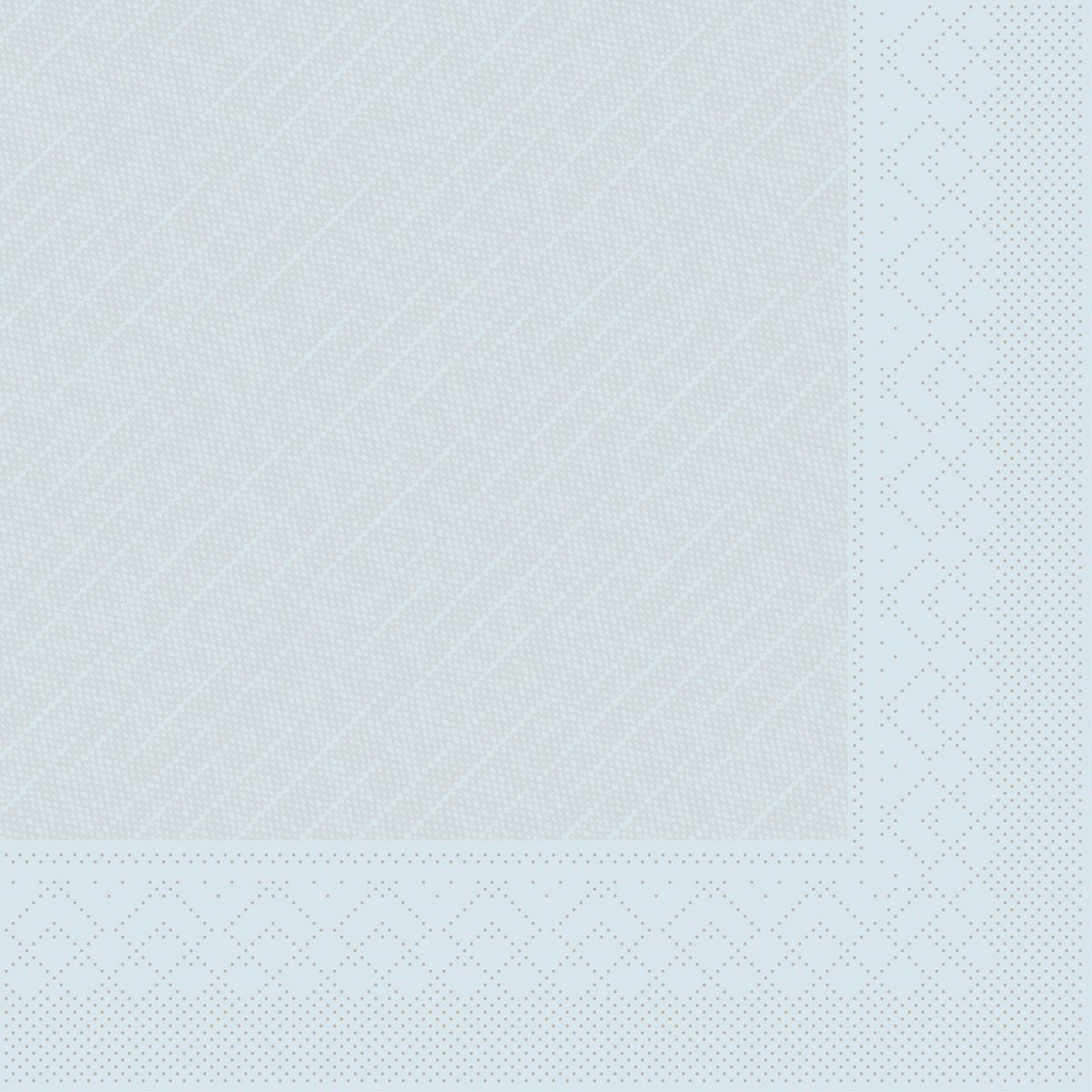 50 Stück 40 x 40 cm 4-lagig Serviette Hellblau aus Tissue Deluxe®