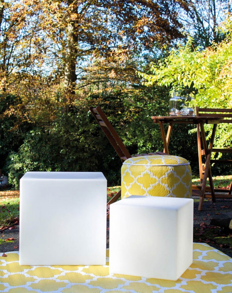 Leuchtwürfel Shining cube 33 cm mit RGB LED / BUNT