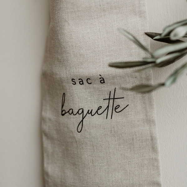 Sac a Baguette aus Leinen