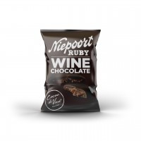 Cacao di Vine Schokoladendrops gefüllt, Niepoort Ruby Wine Chocolate, 5 x 40g