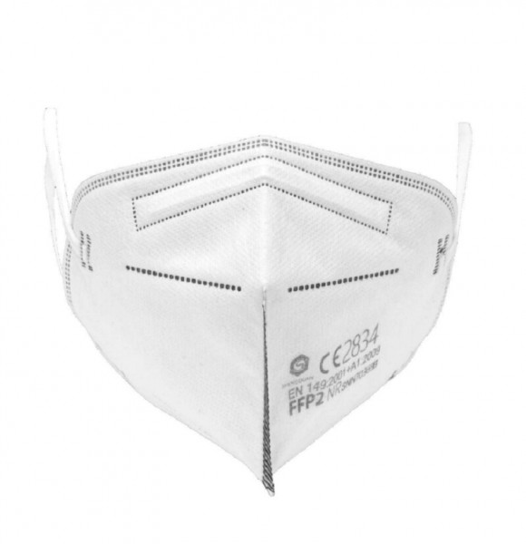FFP2 CE zertifizierte Partikelfiltrierende Halbmasken, 40 Stück,CE2834,EN149:2001+A1:2009 Beutel je