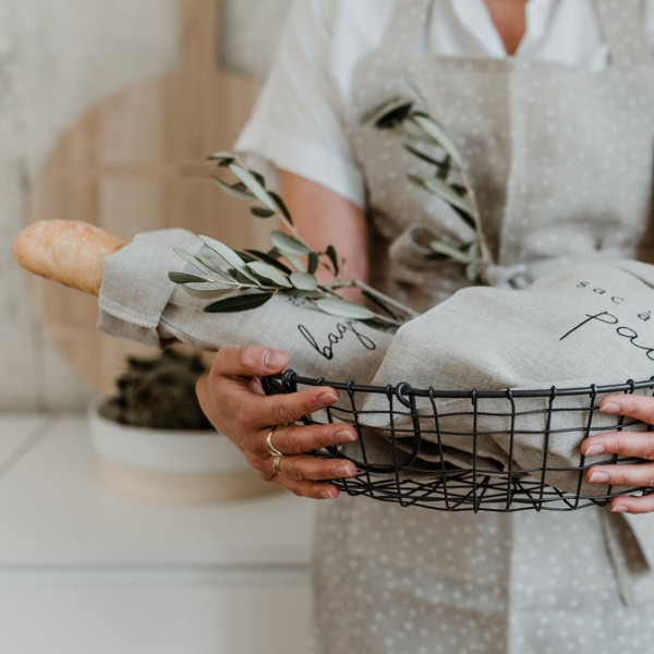 Sac a Baguette aus Leinen