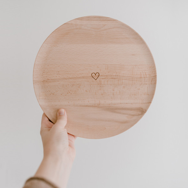 Platzteller aus Buche Ø26cm