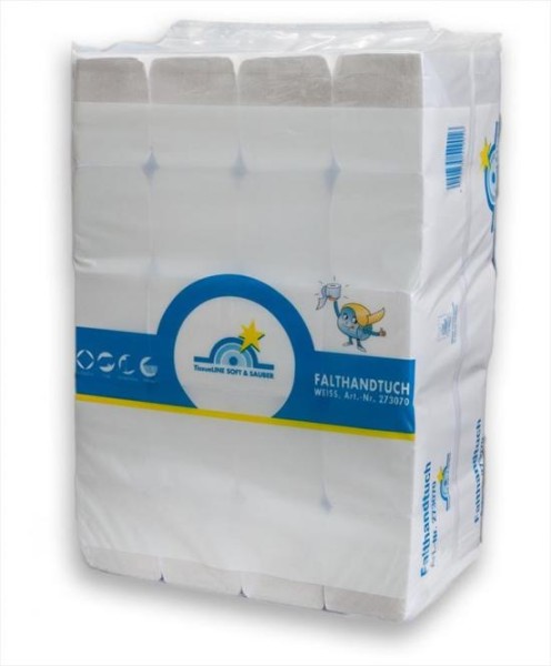 Handtuchpapier Tissueline 2-lg. 4000 Blatt V-Falz