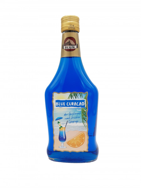 BLUM Blue Curacao Likör 0,5l / 15 %vol
